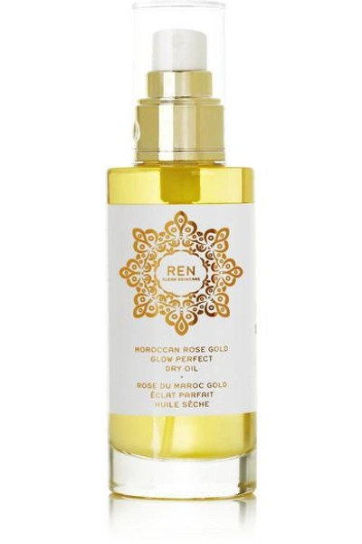Ren Skincare Moroccan Rose Gold Glow Perfect Dry Oil, 100ml - Colorless