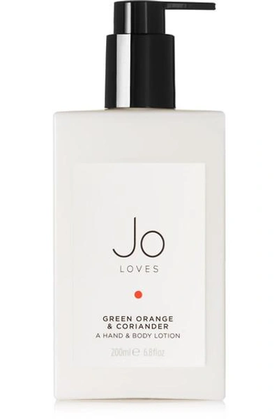 Jo Loves Green Orange & Coriander Hand & Body Lotion, 200ml - One Size In Colorless