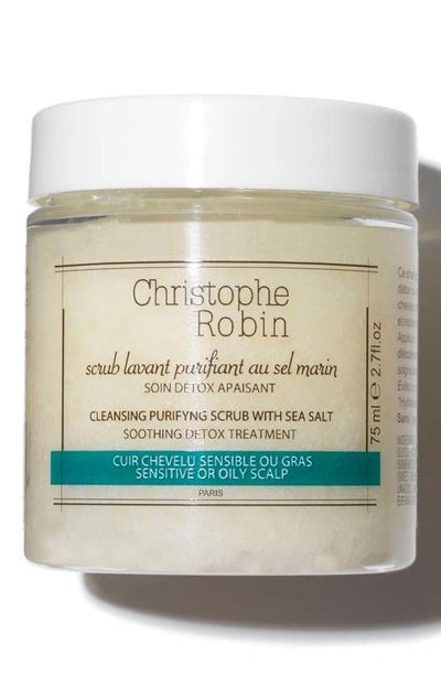 Christophe Robin Cleansing Purifying Scrub With Sea Salt, 250ml - One Size In White