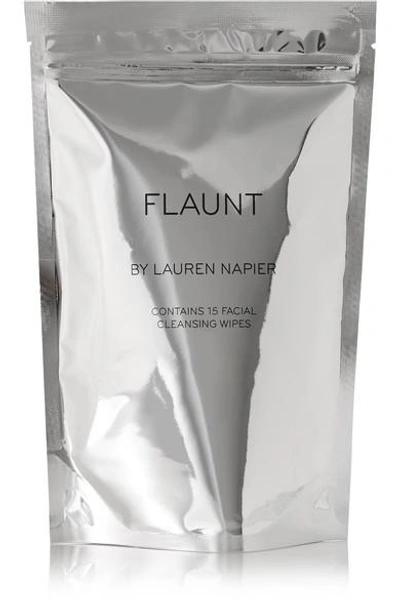 Cleanse By Lauren Napier The Flaunt Package - Facial Cleansing Wipes X 15 In Colorless