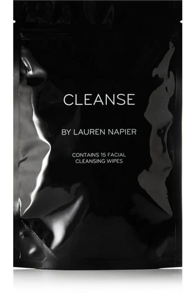 Cleanse By Lauren Napier Facial Cleansing Wipes X 15 In Colorless