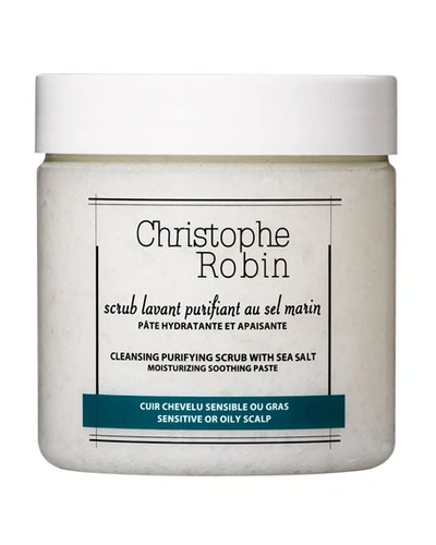 Christophe Robin 2.7 Oz. Cleansing Purifying Scrub With Sea Salt Travel Size In Colourless