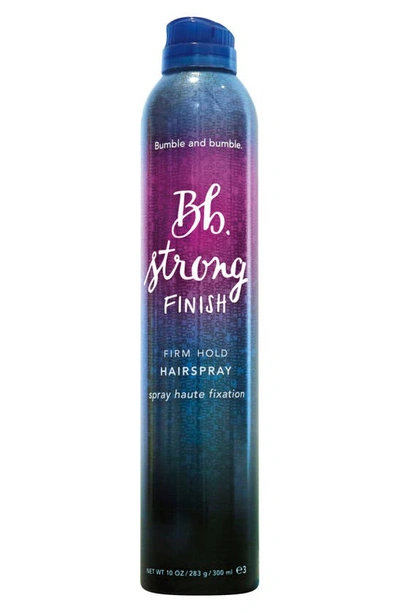 Bumble And Bumble Bb. Strong Finish Firm Hold Hairspray 10 oz/ 300 ml In Colorless