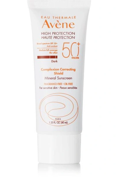 Avene High Protection Complexion Correcting Shield Spf50 - Dark, 40ml In Colorless