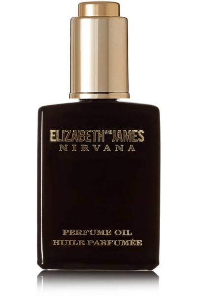 Elizabeth And James Nirvana Nirvana Black Perfume Oil - Violet, Sandalwood & Vanilla, 14ml In Colorless