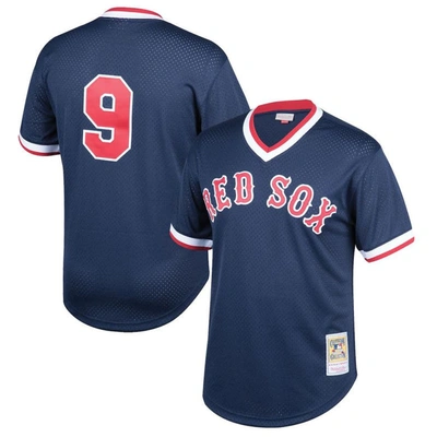Mitchell & Ness Kids' Youth  Ted Williams Navy Boston Red Sox Cooperstown Collection Mesh Batting Practice