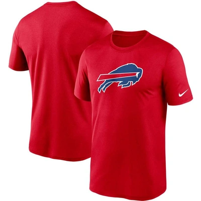 Nike Red Buffalo Bills Logo Essential Legend Performance T-shirt