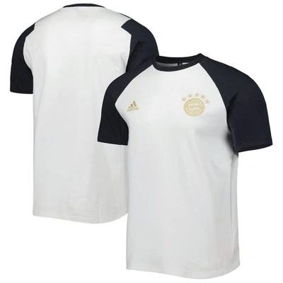 Adidas Originals Adidas White Bayern Munich Raglan Travel T-shirt