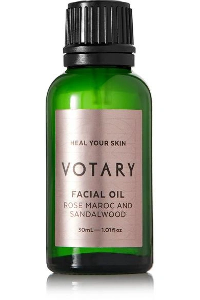 Votary Facial Oil - Rose Maroc & Sandalwood, 30ml In Colorless