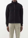 Canada Goose Lawson Wool-blend Fleece Jacket In Black