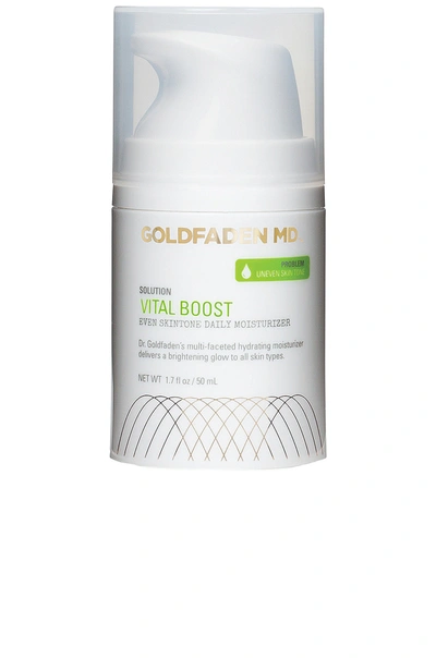 Goldfaden Md Vital Boost Even Skintone Daily Moisturizer In Colorless