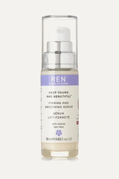 Ren Skincare Keep Young And Beautiful Firming And Smoothing Serum, 30ml In Colorless