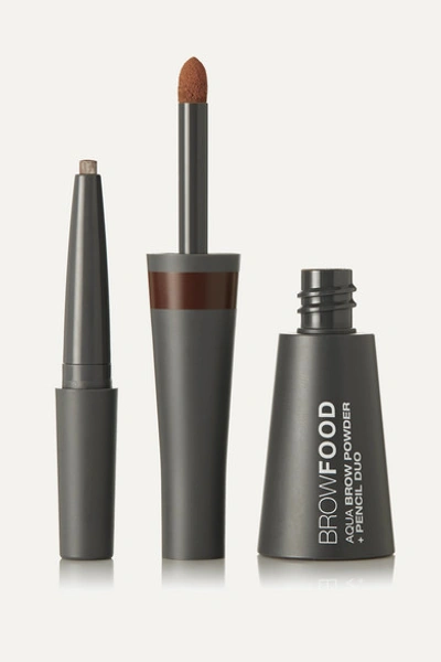 Lashfood Browfood Aqua Brow Powder + Pencil Duo In Brown