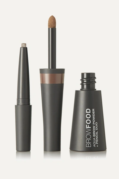 Lashfood Browfood Aqua Brow Powder + Pencil Duo - Dark Blonde In Neutrals