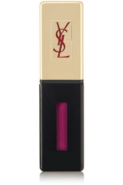 Saint Laurent Rouge Pur Couture Lip Lacquer Glossy Stain - Fuchsia Dore 14