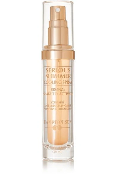 Hampton Sun Bronze Shimmer Cooling Spray, 30ml In Colorless