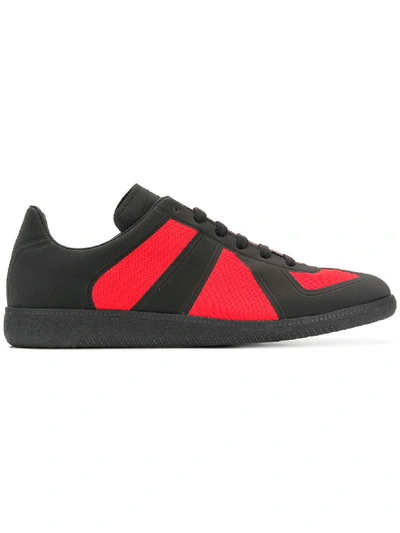 Maison Margiela Men's High Frequency Replica Low-top Sneakers In Red