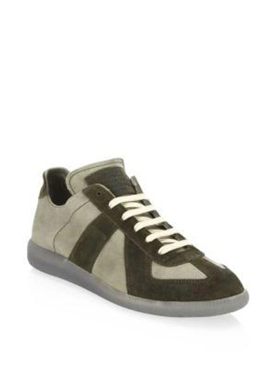 Maison Margiela Replica Low-top Sneakers In Olive Green