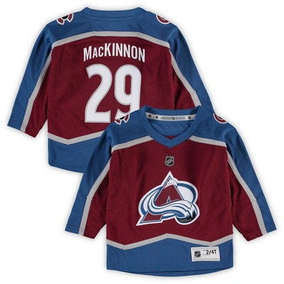 Outerstuff Kids' Toddler Nathan Mackinnon Burgundy Colorado Avalanche Home Replica Player Jersey