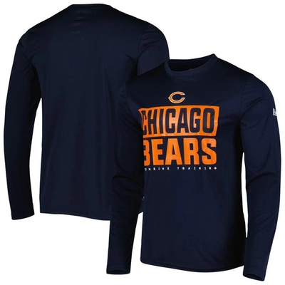 New Era Navy Chicago Bears Combine Authentic Offsides Long Sleeve T-shirt