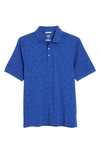 Cutter & Buck Advantage Space Dye Jersey Polo In Dark Tour Blue