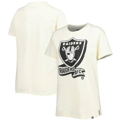 New Era Cream Las Vegas Raiders Chrome Sideline T-shirt