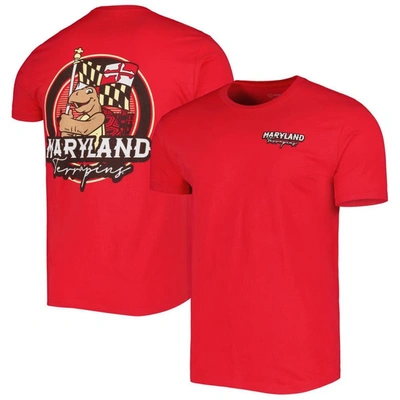 Image One Red Maryland Terrapins Hyperlocal T-shirt