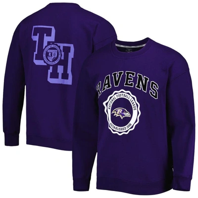 Tommy Hilfiger Purple Baltimore Ravens Ronald Crew Sweatshirt