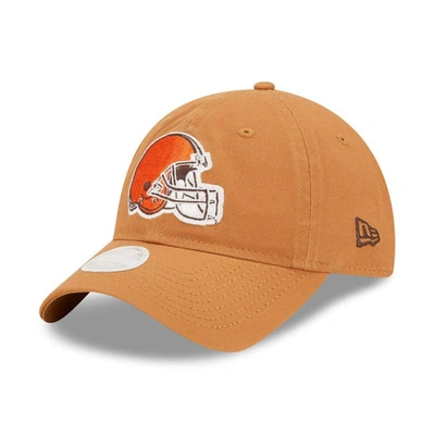 New Era Brown Cleveland Browns Core Classic 2.0 9twenty Adjustable Hat