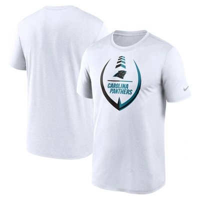 Nike White Carolina Panthers Icon Legend Performance T-shirt