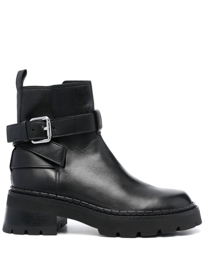 By Far Warner Bootie In Black