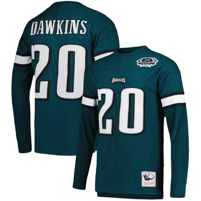 Mitchell & Ness Brian Dawkins Midnight Green Philadelphia Eagles Retired Player Name & Number Long S
