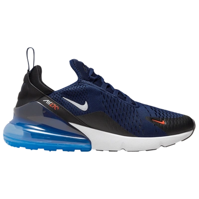 Nike Men's Air Max 270 Shoes In Midnight Navy/white/black