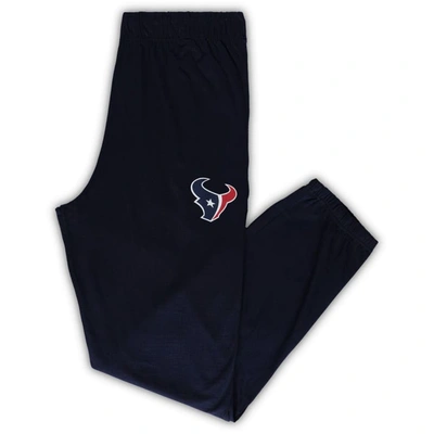 Fanatics Branded Navy Houston Texans Big & Tall Tracking Lightweight Pajama Pants
