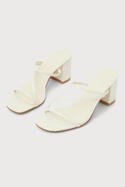 Billini Yazmin Heels In White