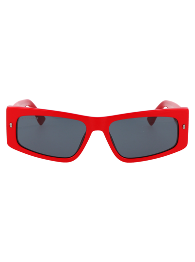 Dsquared2 Sunglasses In Red,grey