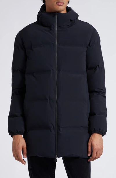 Herno High Neck Down Jacket In Blue