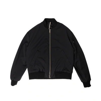 Low Brand Military Bomber Jacket In Black