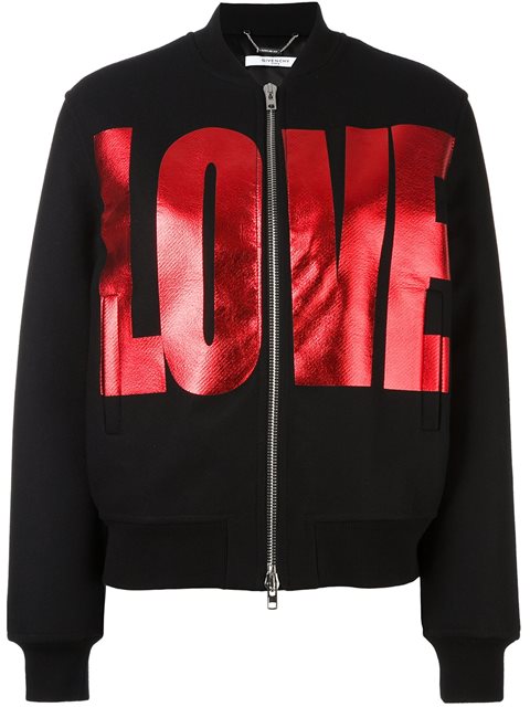 Givenchy Love Bomber Jacket In Black | ModeSens