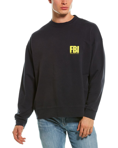 Balenciaga Fbi Sweatshirt In Black
