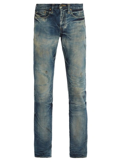 Prps Demon Cotton Relaxed Jeans In Blue