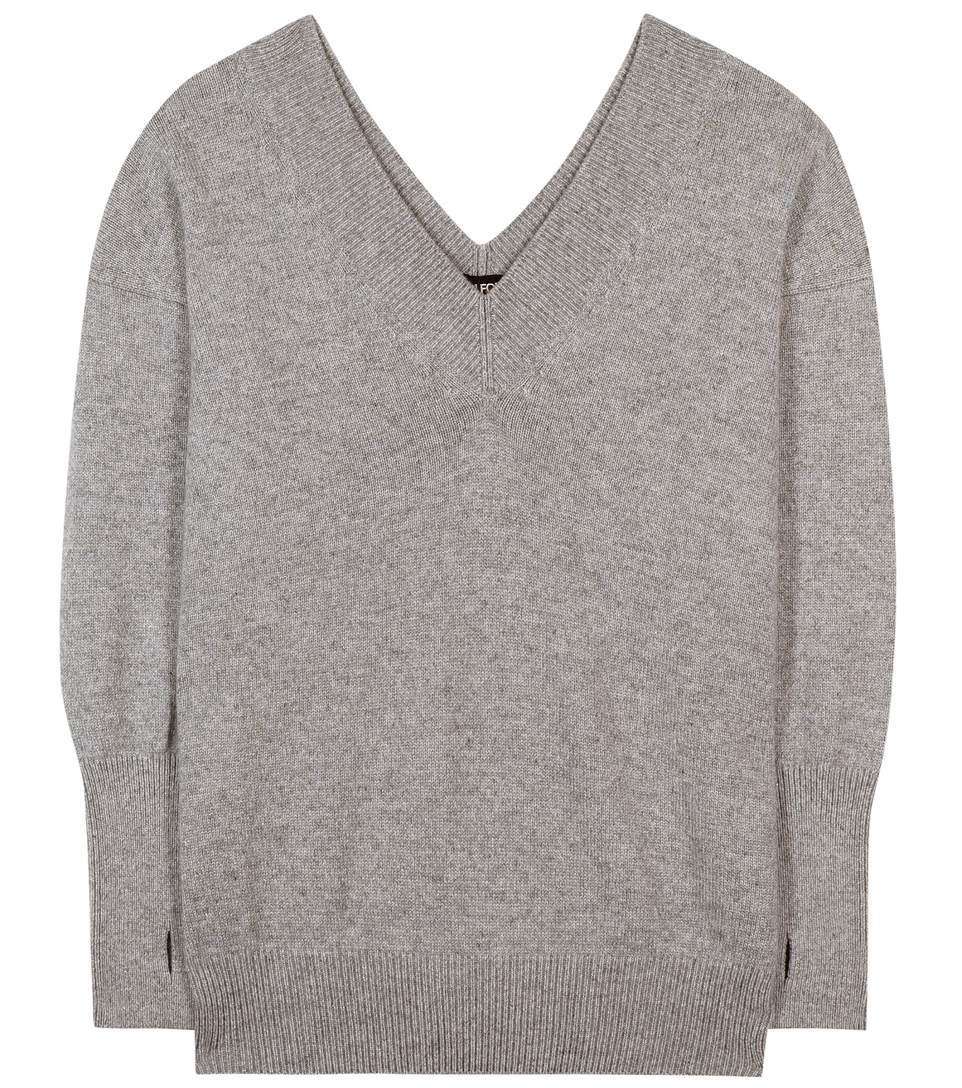 Tom Ford Cashmere Sweater In Grey | ModeSens