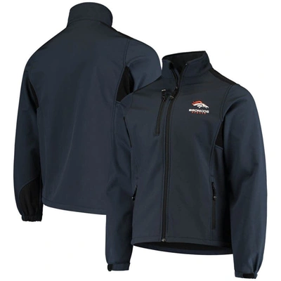 Dunbrooke Navy Denver Broncos Circle Softshell Fleece Full-zip Jacket