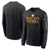 Nike Black Pittsburgh Steelers Team Slogan Long Sleeve T-shirt