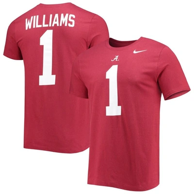 Nike Men's  Jameson Williams Crimson Alabama Crimson Tide 2022 Nfl Draft Name And Number T-shirt