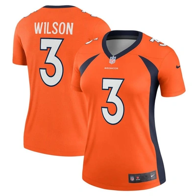 Nike Russell Wilson Orange Denver Broncos Alternate Legend Jersey