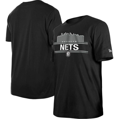New Era Black Brooklyn Nets Localized T-shirt