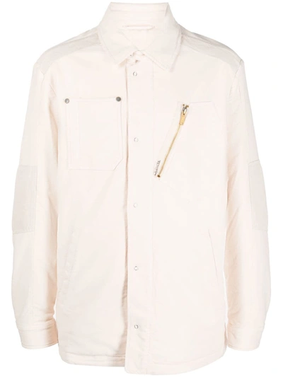 Objects Iv Life Pale Pink Cotton Shirt Jacket In Beige