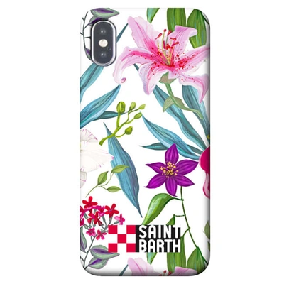 Mc2 Saint Barth Tropical Print Cover For Iphone X And Xs In Multicolor