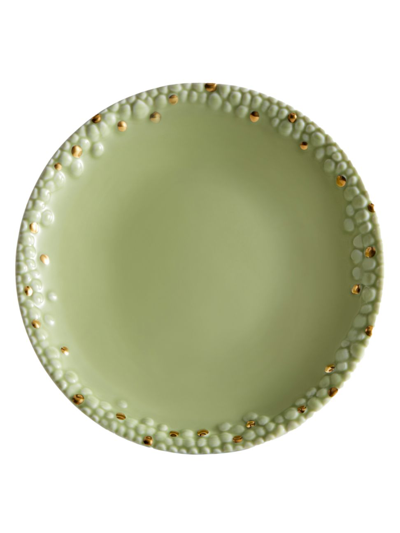 L'objet Haas Mojave Bread And Butter Plate, Matcha/gold In Green